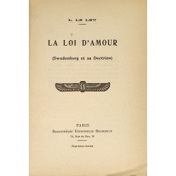 La loi d'amour. Swedenborg...