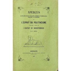 L’esprit du polythéisme...