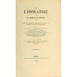 De l'idolâtrie chez les...