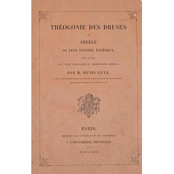 Théogonie des Druses ou...