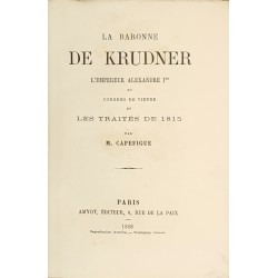 La baronne de KRUDNER....