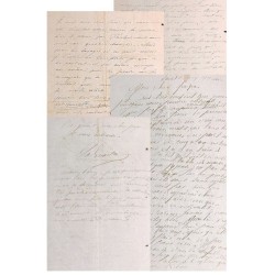 8 lettres autographes...