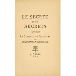[GRIMOIRE] LE SECRET DES...