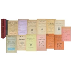 Réunion de 13 plaquettes...