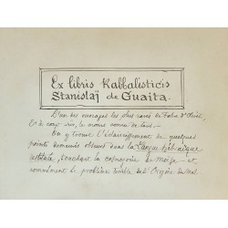 Caïn, ... Ex libris...