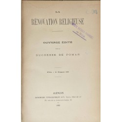La Rénovation religieuse....