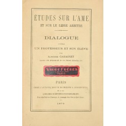 Etudes sur l’âme et sur le...
