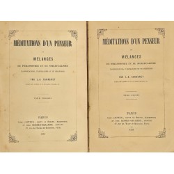 Méditations d’un penseur ou...