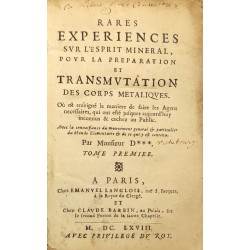 Rares experiences sur...