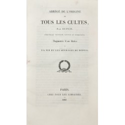 Abrégé de l’origine de tous...