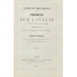 Prophétie sur l’Italie et...
