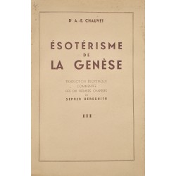 Esotérisme de la Genèse....