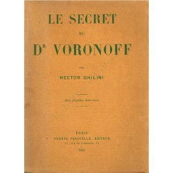 Le secret du Dr Voronoff