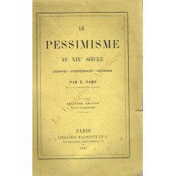 Le Pessimisme au XIXe...