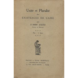 Unité et pluralité des...