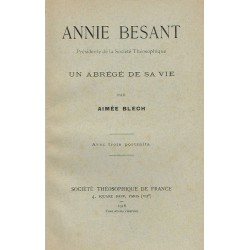 Annie Besant. Présidente de...