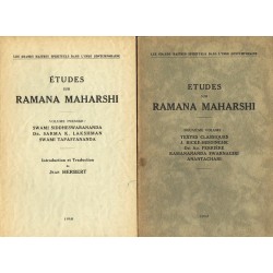 Etudes sur Ramana MAHARSHI....