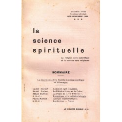 LA SCIENCE SPIRITUELLE,...