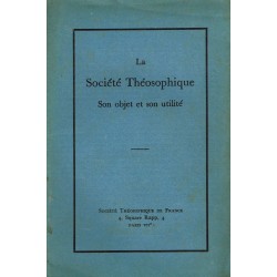 LA SOCIETE THEOSOPHIQUE –...