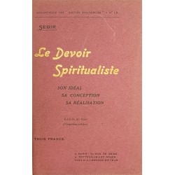 Le Devoir Spiritualiste....