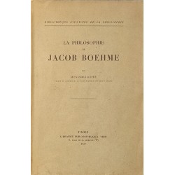 La philosophie de Jacob Boehme