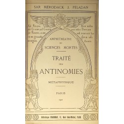 Traité des antinomies....