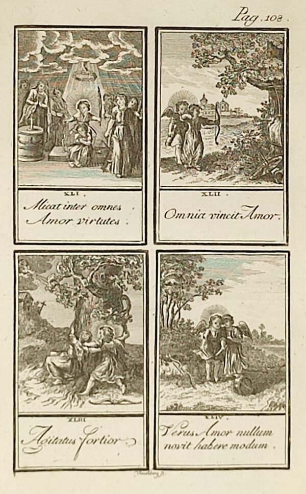 L'Ame amante de son Dieu représentée dans les emblèmes de Hermannus Hugo et dans ceux d’Othon Vænius sur l’amour divin