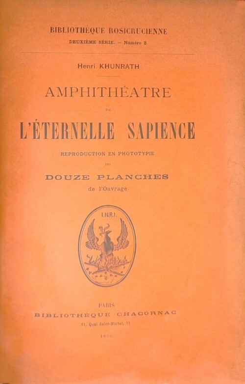 Amphithéâtre de l'Eternelle Sapience ,...