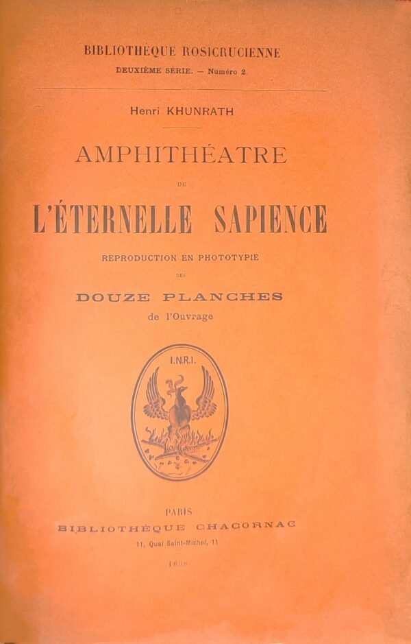 Amphithéâtre de l'Eternelle Sapience ,...