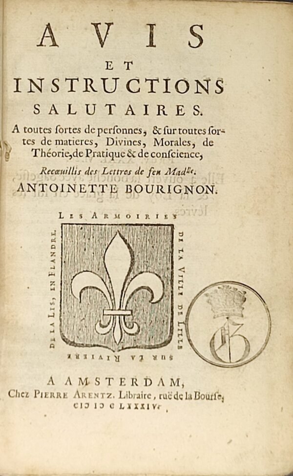 Avis et instructions salutaires à toutes sortes de personnes et sur toutes sortes de matières,...