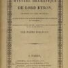 Caïn, Mystère dramatique en trois actes, de Lord Byron