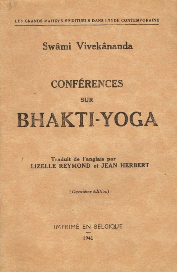 Conférences sur Bhakti-Yoga.