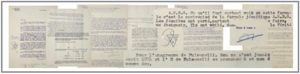 CORRESPONDANCE ROBERT AMBELAIN / JULES BOUCHER  (53 DOCUMENTS)