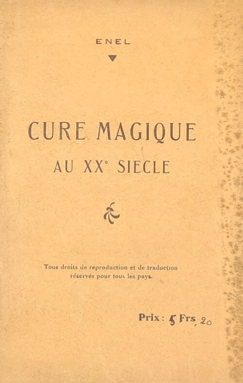 Cure magique au XXe siècle