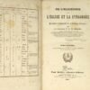 De l'harmonie entre l'Eglise et la Synagogue, ou Perpétuité et Catholicité de la Religion Chrétienne