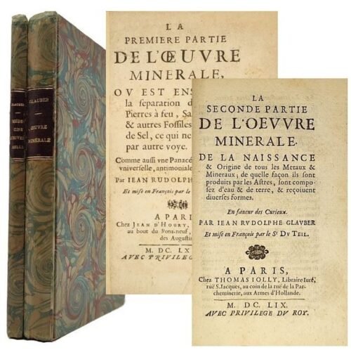 DE L'ŒUVRE MINERALE (en 3 parties) + TRAITTE DE LA MEDECINE UNIVERSELLE