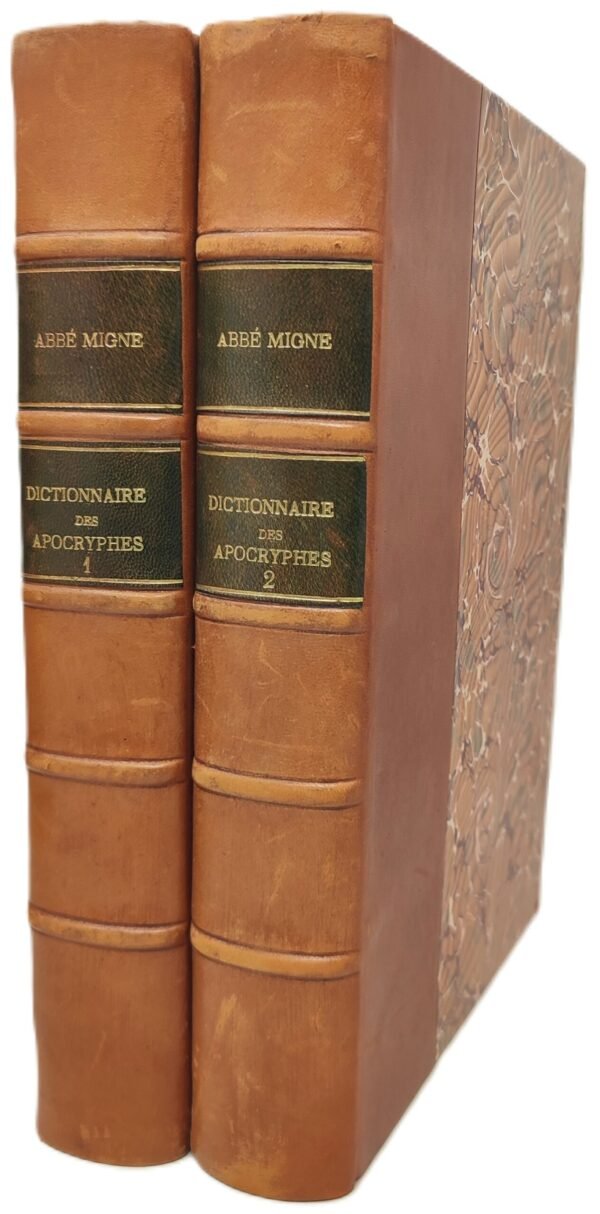 Dictionnaire des Apocryphes, ou collection de tous les livres apocryphes relatifs à l’Ancien et au Nouveau Testaments...