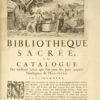 Dictionnaire historique, critique, chronologique, géographique et littéral de la Bible.