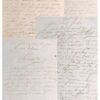8 lettres autographes signées de Stanislas de Guaita enfant et un volume de Sendivogius