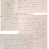 8 lettres autographes signées de Stanislas de Guaita enfant et un volume de Sendivogius