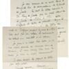 8 lettres autographes signées de Stanislas de Guaita enfant et un volume de Sendivogius