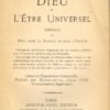 Dieu et l’Etre Universel