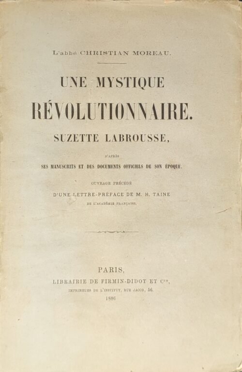 Une mystique révolutionnaire. Suzette Labrousse