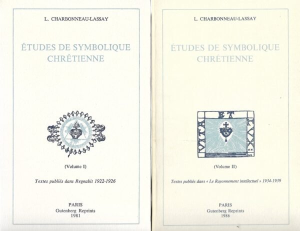 Etudes de symbolique chrétienne, complet en 2 volumes