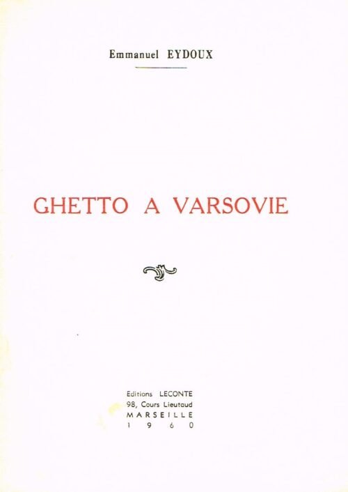 Ghetto à Varsovie