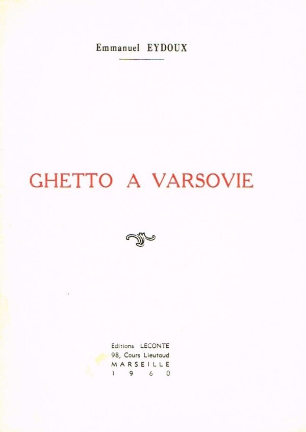 Ghetto à Varsovie