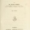 Histoire de l’Ecole d’Alexandrie. ENVOI AUTOGRAPHE DE JULES SIMON A SAINTE BEUVE