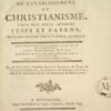 Histoire de l’établissement du Christianisme...