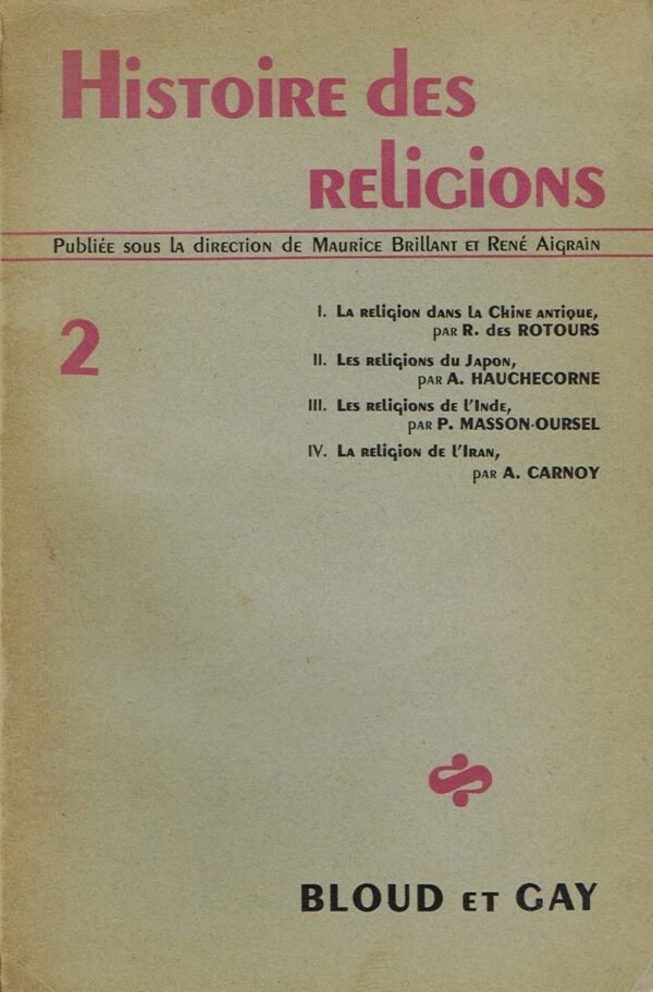 Histoire des Religions