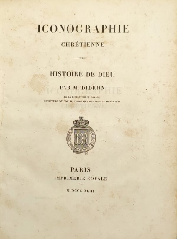 Iconographie Chrétienne. Histoire de Dieu